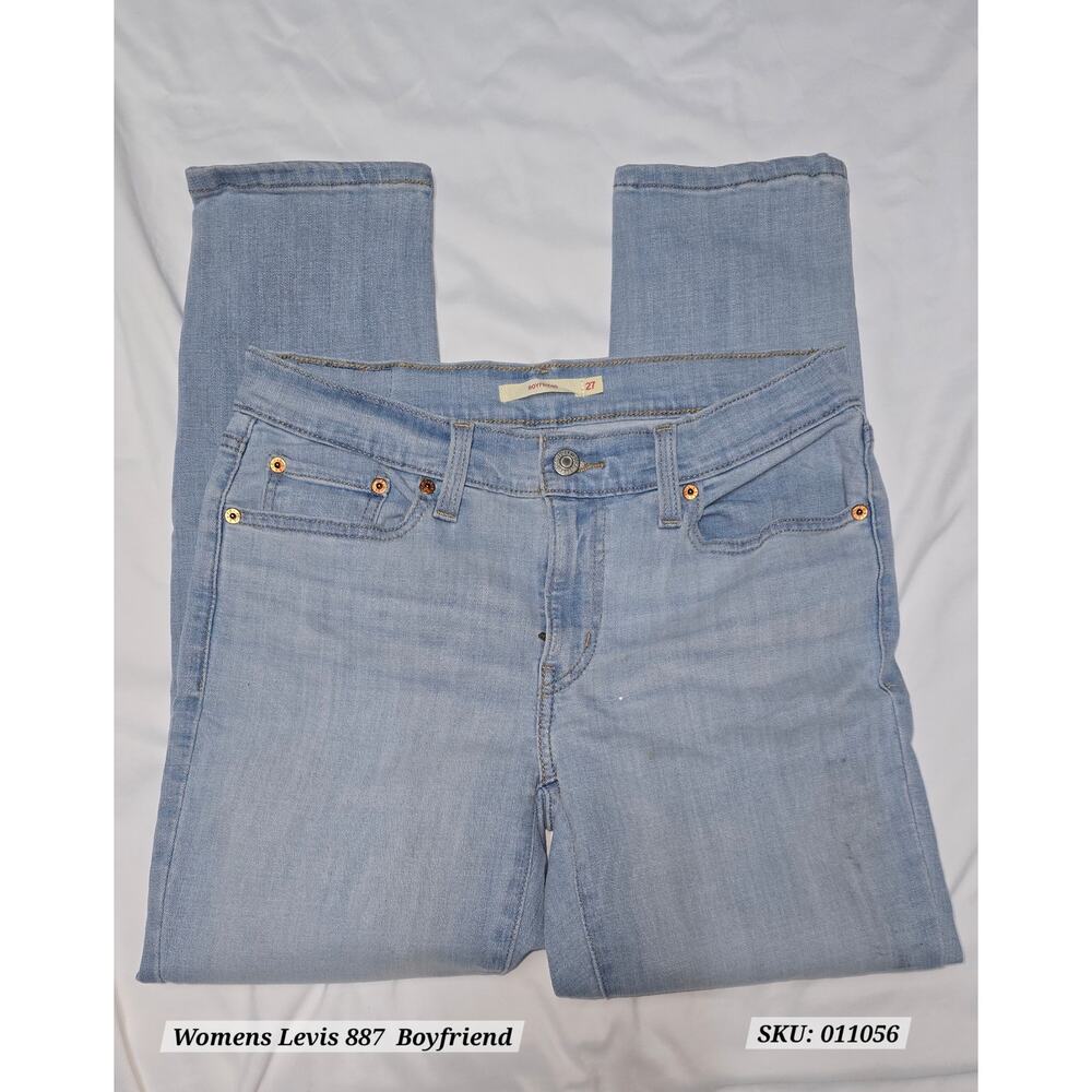 Women's Levi's 887 Stellar Stretch Boyfriend Relaxed Fit Tapered  Size W27xL27
